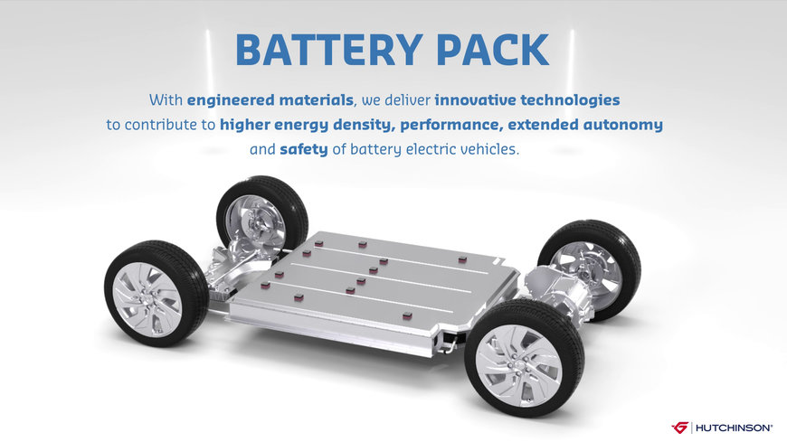 Hutchinson launches fire-resistant, halogen-free EPDM material for sealing battery packs in electric vehicles